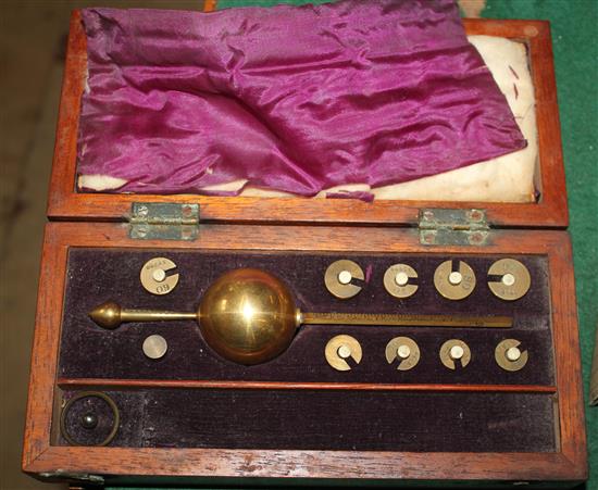 Sykes hydrometer in box